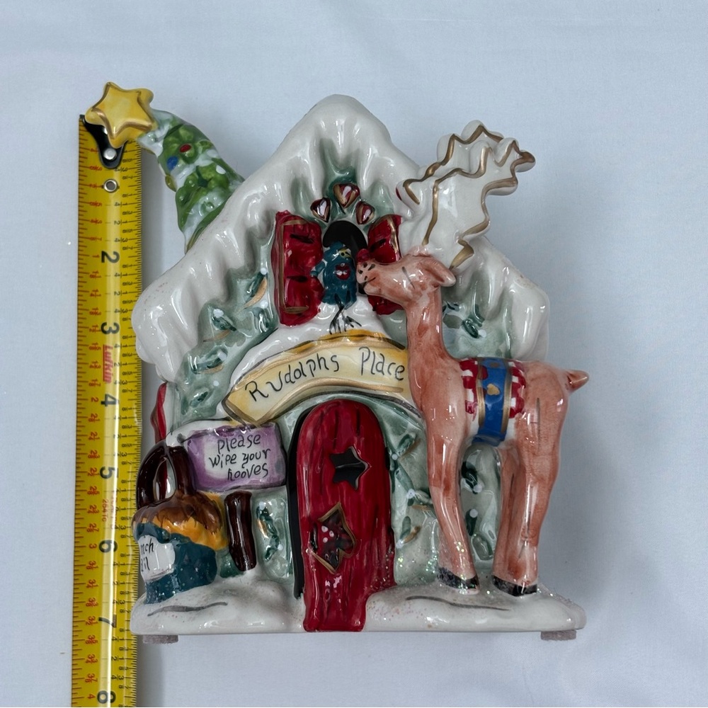 Blue Sky Clayworks Rudolph’s Place Tealight Holder - Picture 8 of 11